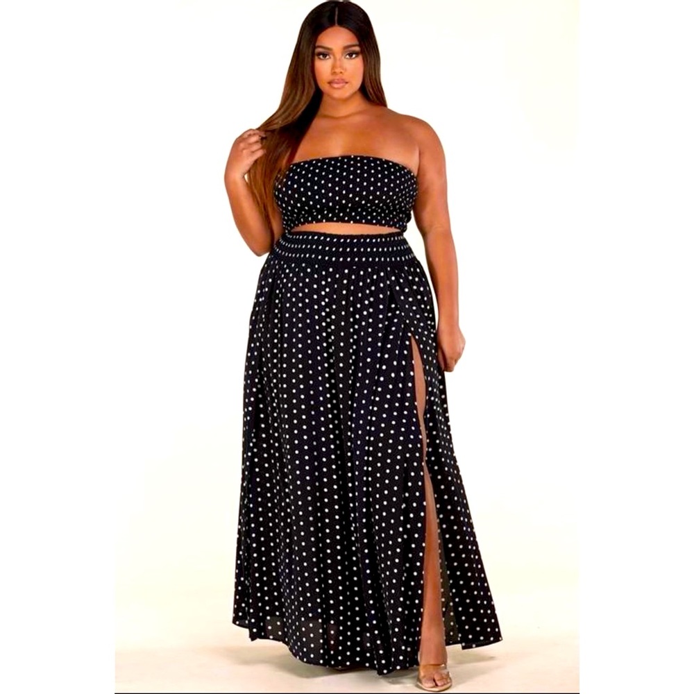 Perchaunas Polka Print Set! Plus Size (+)
